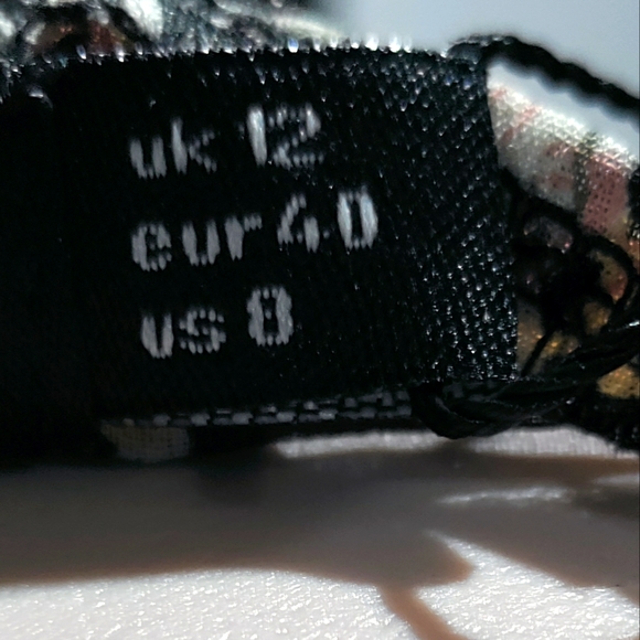 Nasty Gal flower high split dress - Picture 6 of 6